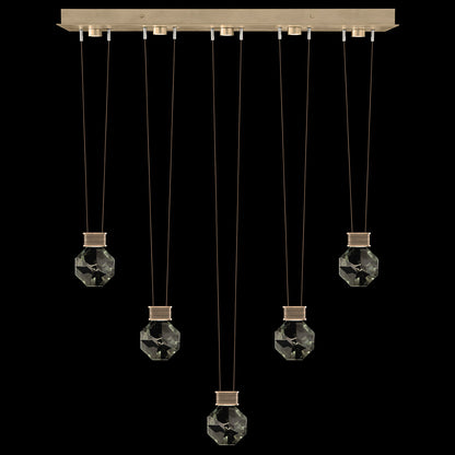 Aria Octagon Multi Light LED Linear Pendant