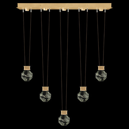 Aria Octagon Multi Light LED Linear Pendant