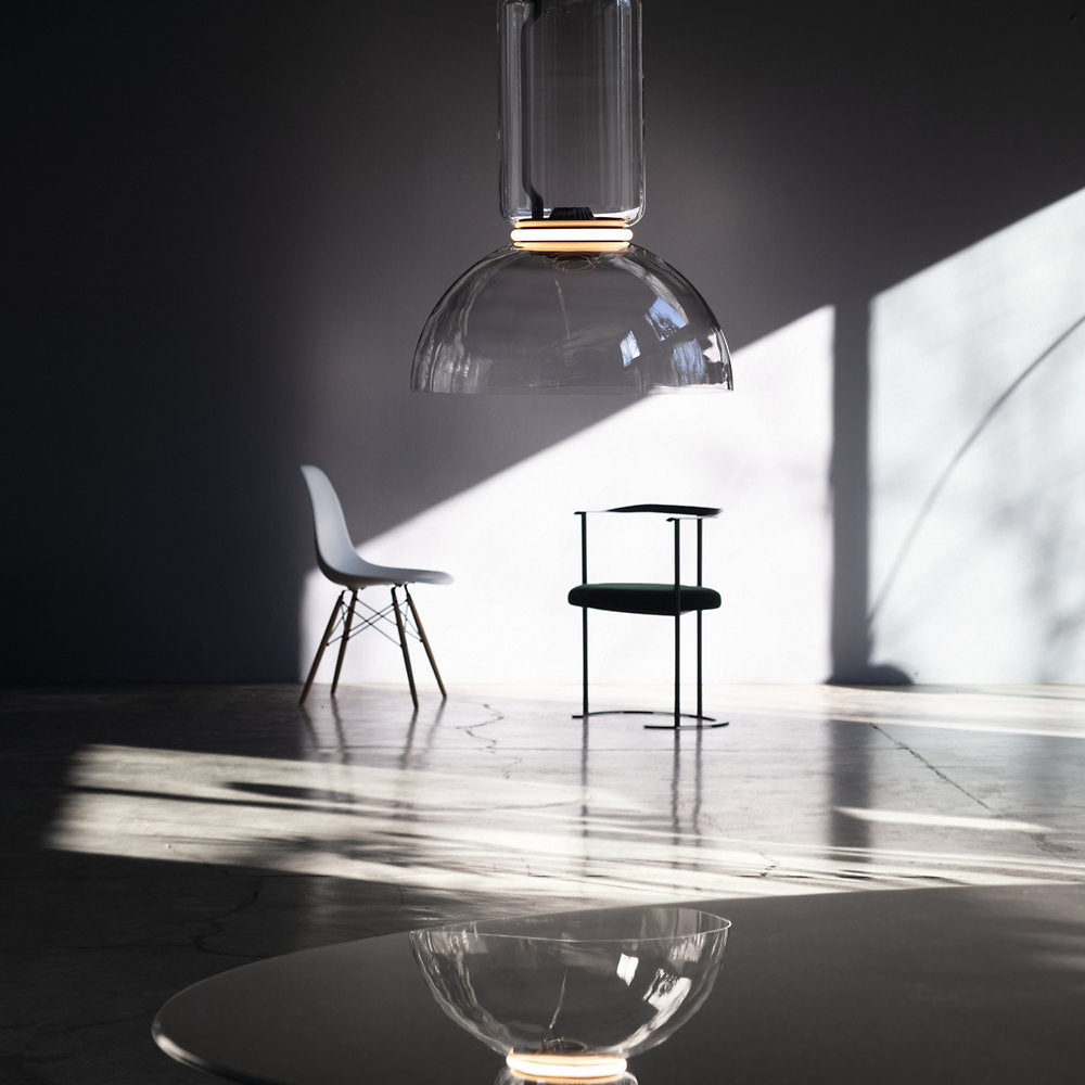 Noctambule Low Cylinder and Bowl LED Pendant