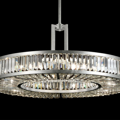 Fine Art Crystal Enchantment 37" Round Pendant