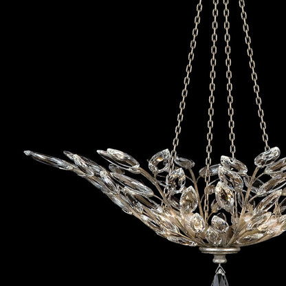 Fine Art Crystal Laurel 35" Round Pendant