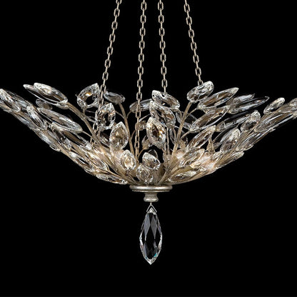 Fine Art Crystal Laurel 35" Round Pendant