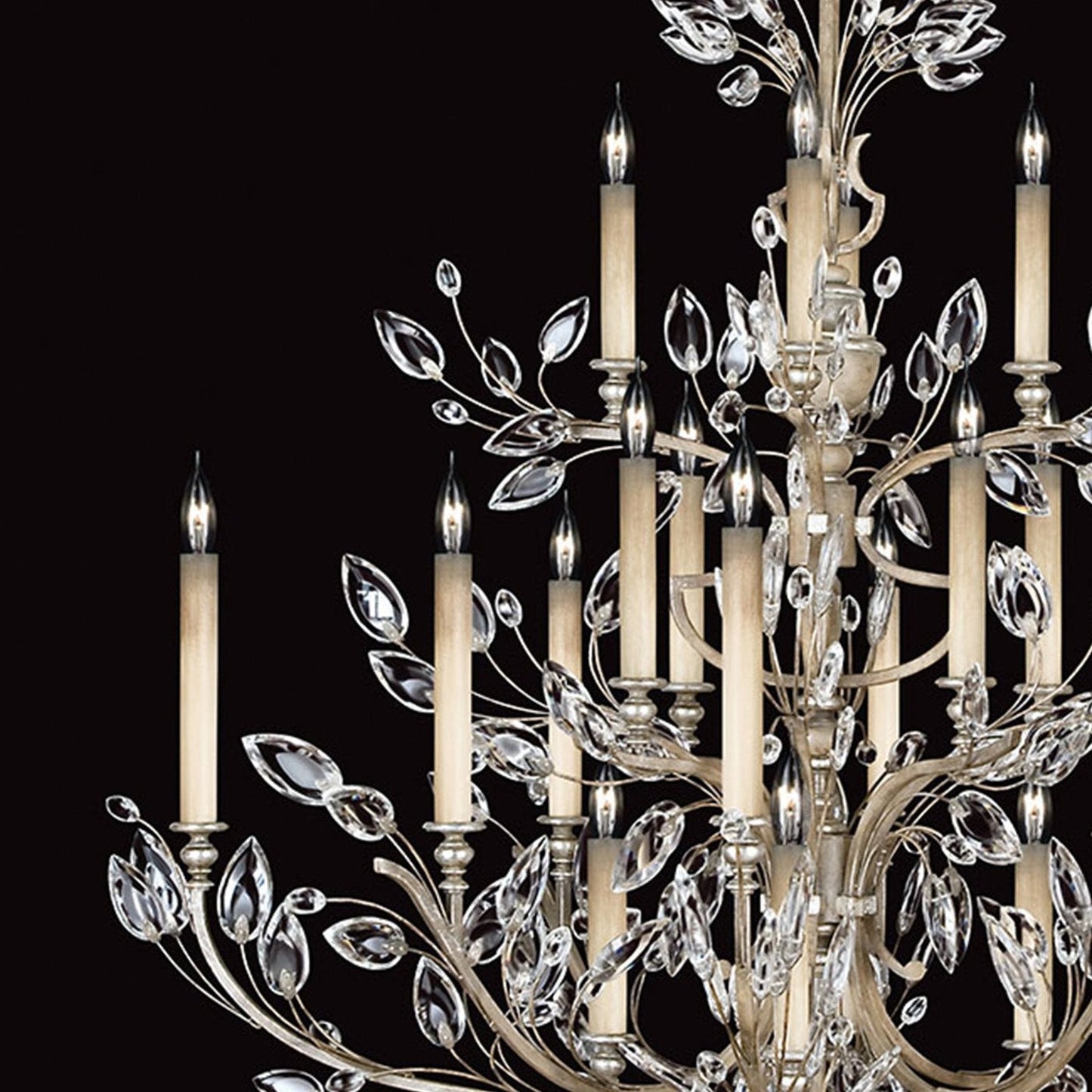 Fine Art Crystal Laurel 57" Round Chandelier