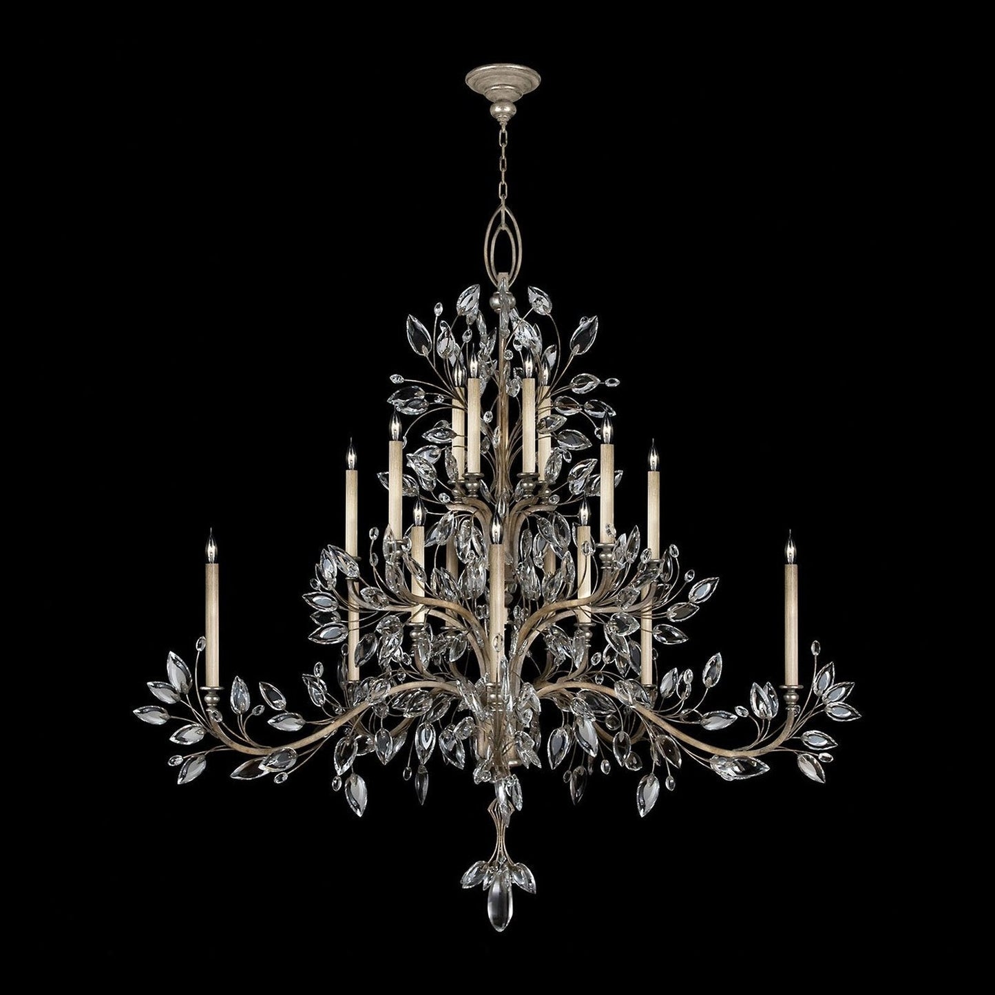 Fine Art Crystal Laurel 75" Round Chandelier