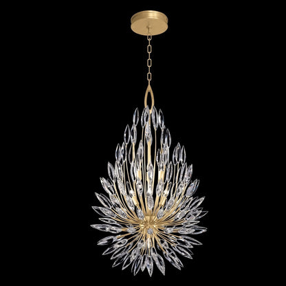 Fine Art Lily Buds 24" Round Pendant STK