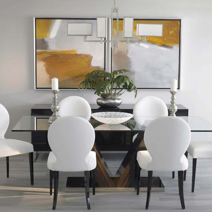 Fine Art Perspectives 46" Oblong Chandelier