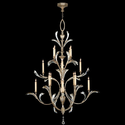 Fine Art Lamps Beveled Arcs 56 Inch 16 Light Chandelier Cp96867
