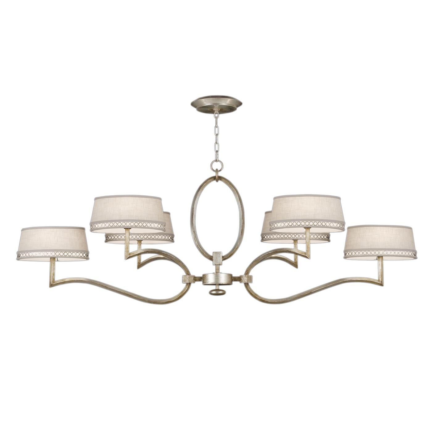 Fine Art Lamps Allegretto 63 Inch 6 Light Chandelier Cp101153