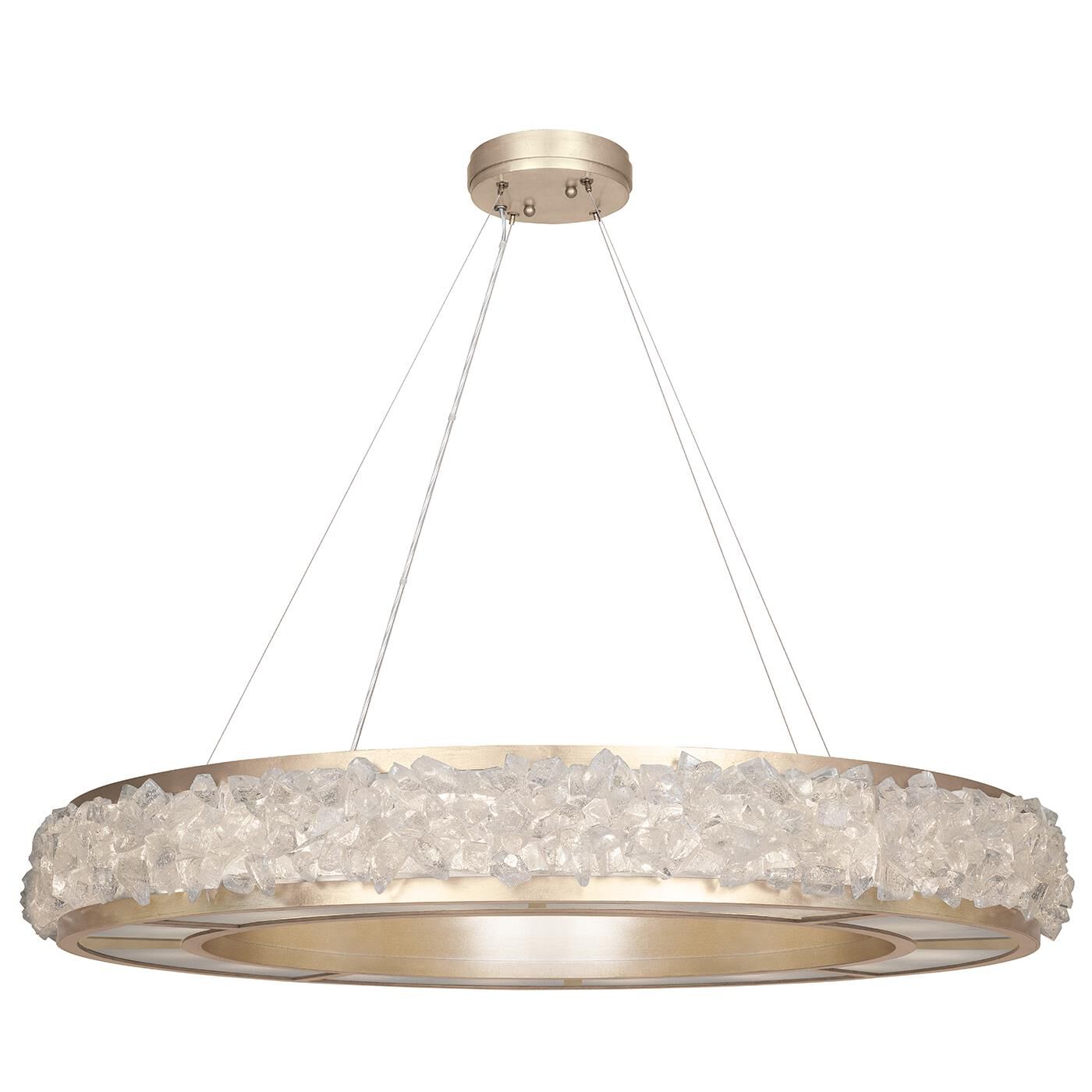 Fine Art Lamps Arctic Halo 38 Inch Large Pendant Cp109789