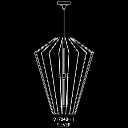 Fine Art Lamps Alex Woogmaster Newton 28 Inch Led Large Pendant Cp446788