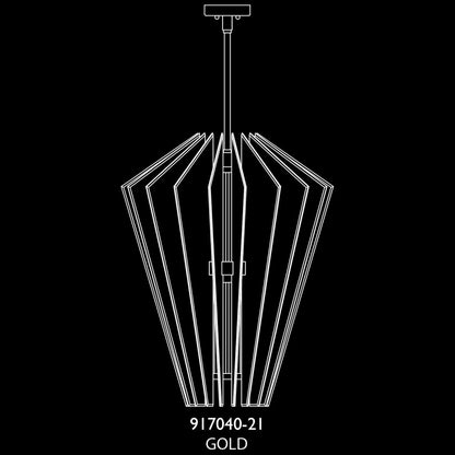 Fine Art Lamps Alex Woogmaster Newton 28 Inch Led Large Pendant Cp446788