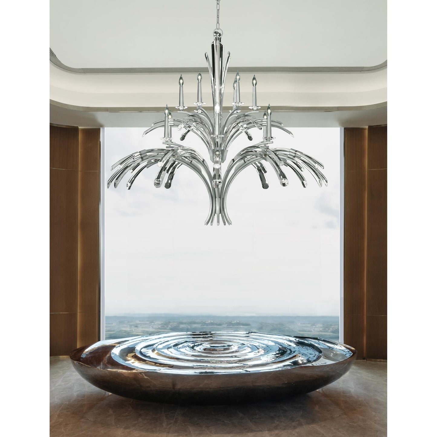 Fine Art Lamps Trevi 56 Inch 12 Light Chandelier Cp737285