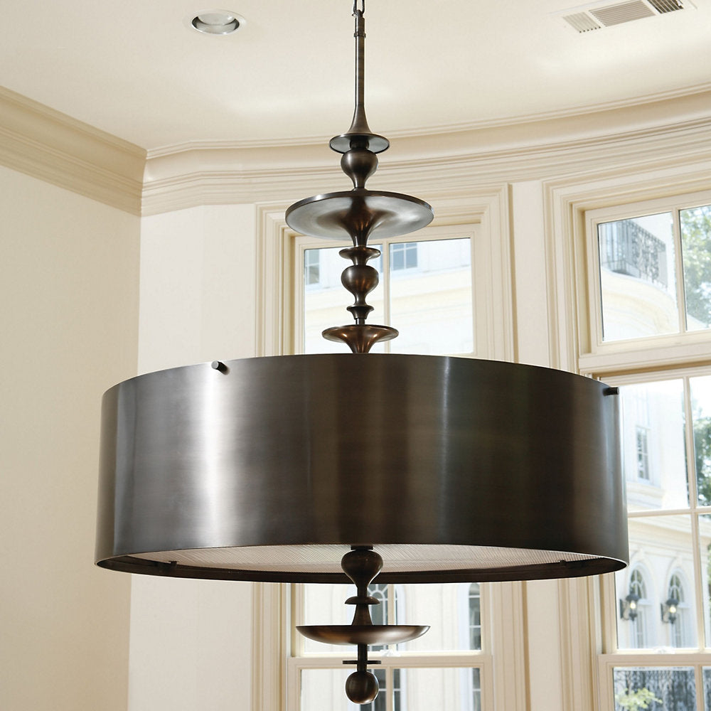 Turned Pendant Chandelier