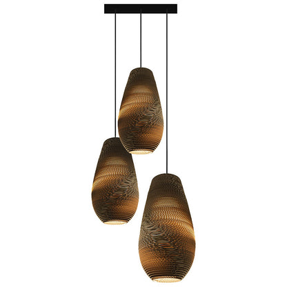 Scraplights Cluster Circular Drop Multi-Light Pendant