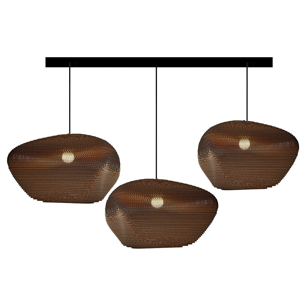 Scraplights Cluster Linear Pebble Multi-Light Pendant