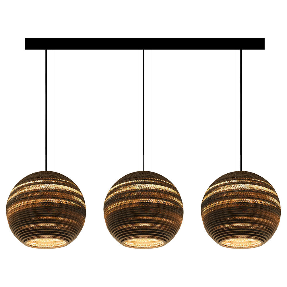 Scraplights Cluster Linear Moon Multi-Light Pendant