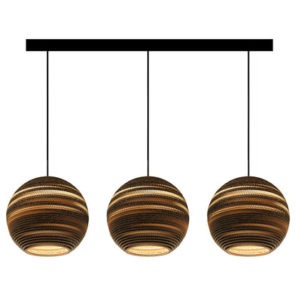 Scraplights Cluster Linear Moon Multi-Light Pendant