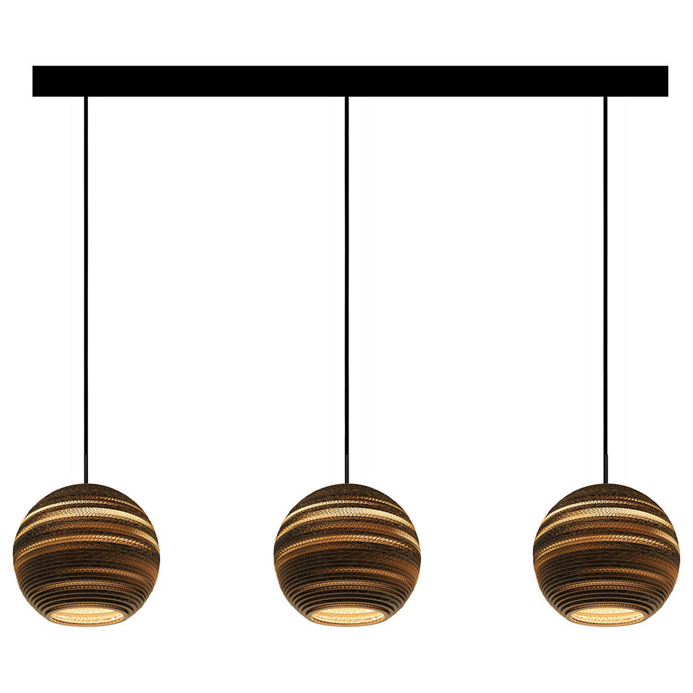 Scraplights Cluster Linear Moon Multi-Light Pendant
