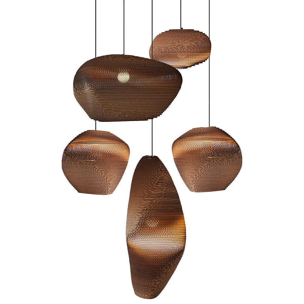 Scraplights Cluster Circular Pebble Multi-Light Pendant