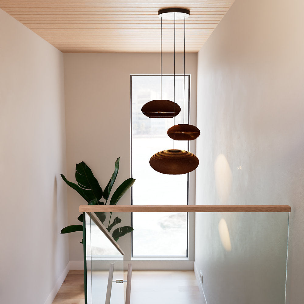 Scraplights Cluster Disc Mixed Multi-Light Pendant
