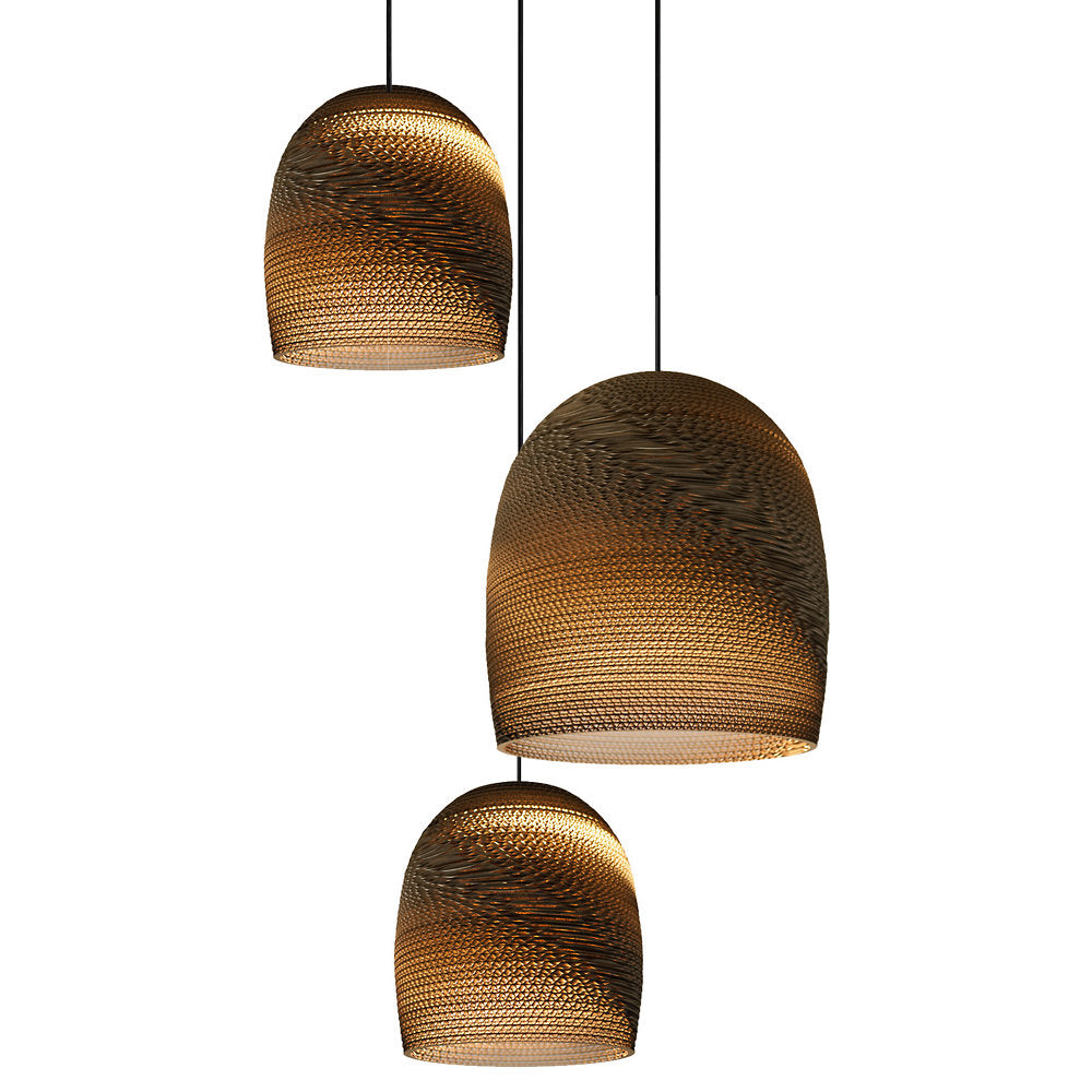 Scraplights Cluster Bell Mixed Multi-Light Pendant