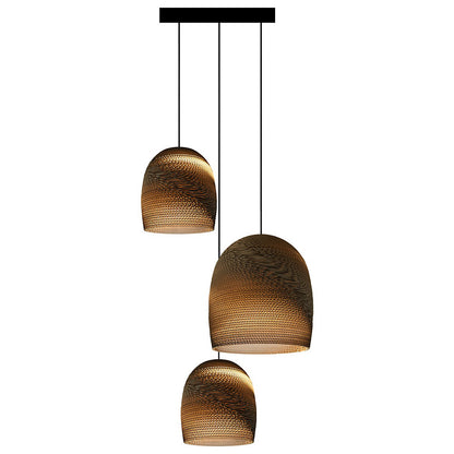 Scraplights Cluster Bell Mixed Multi-Light Pendant
