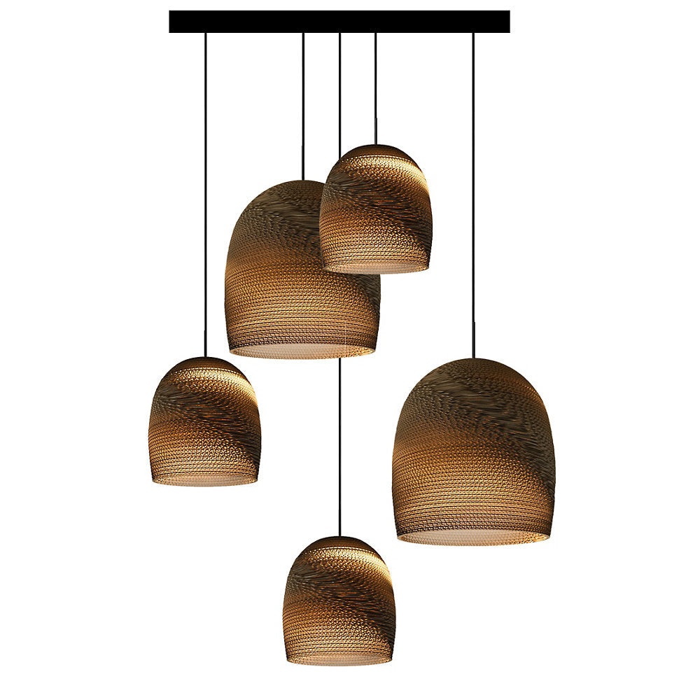 Scraplights Cluster Bell Mixed Multi-Light Pendant