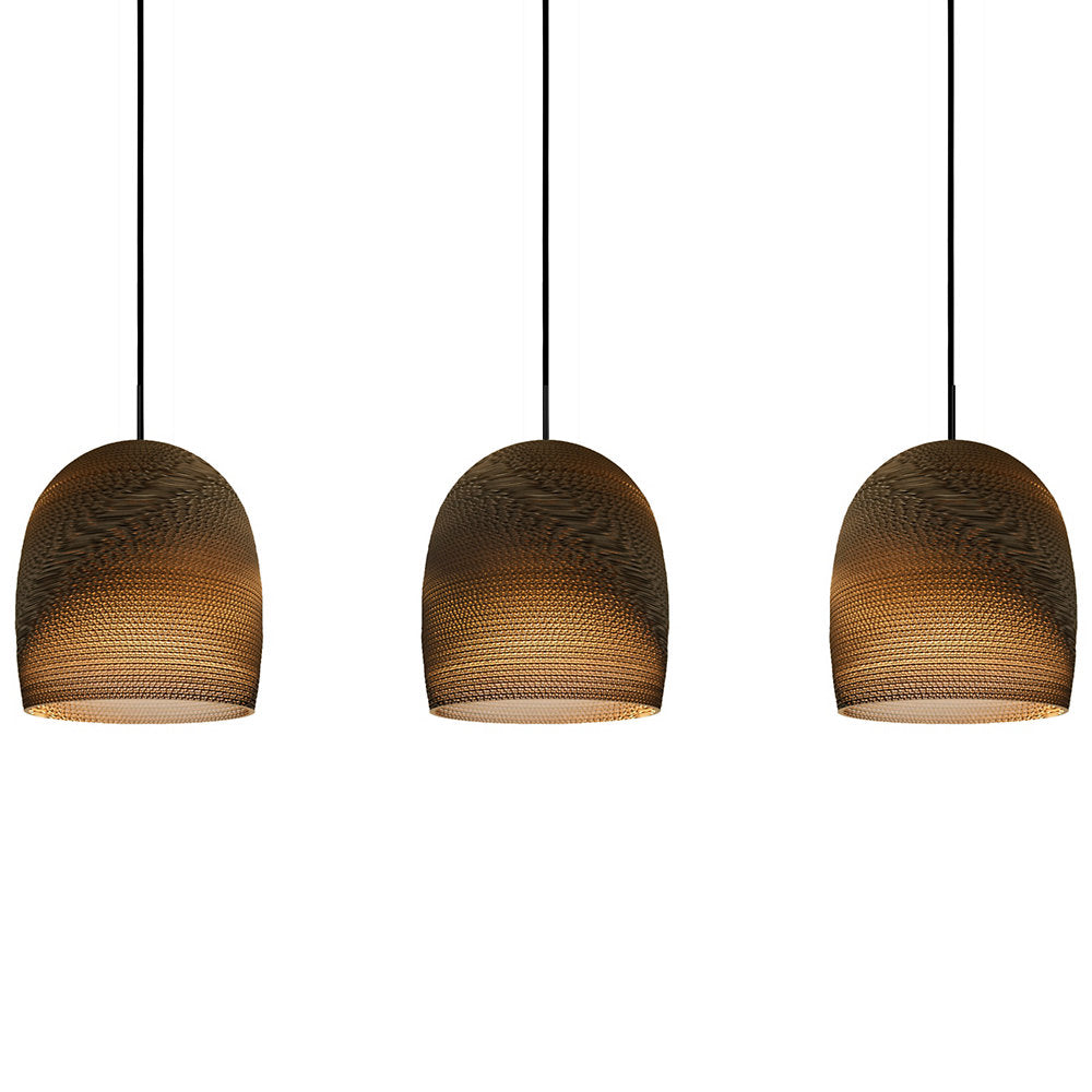 Scraplights Cluster Bell Linear Multi-Light Pendant