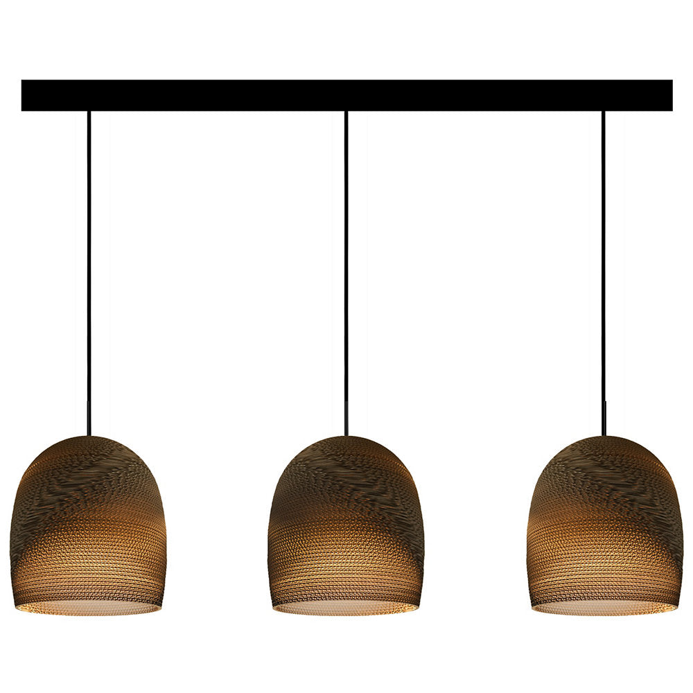 Scraplights Cluster Bell Linear Multi-Light Pendant