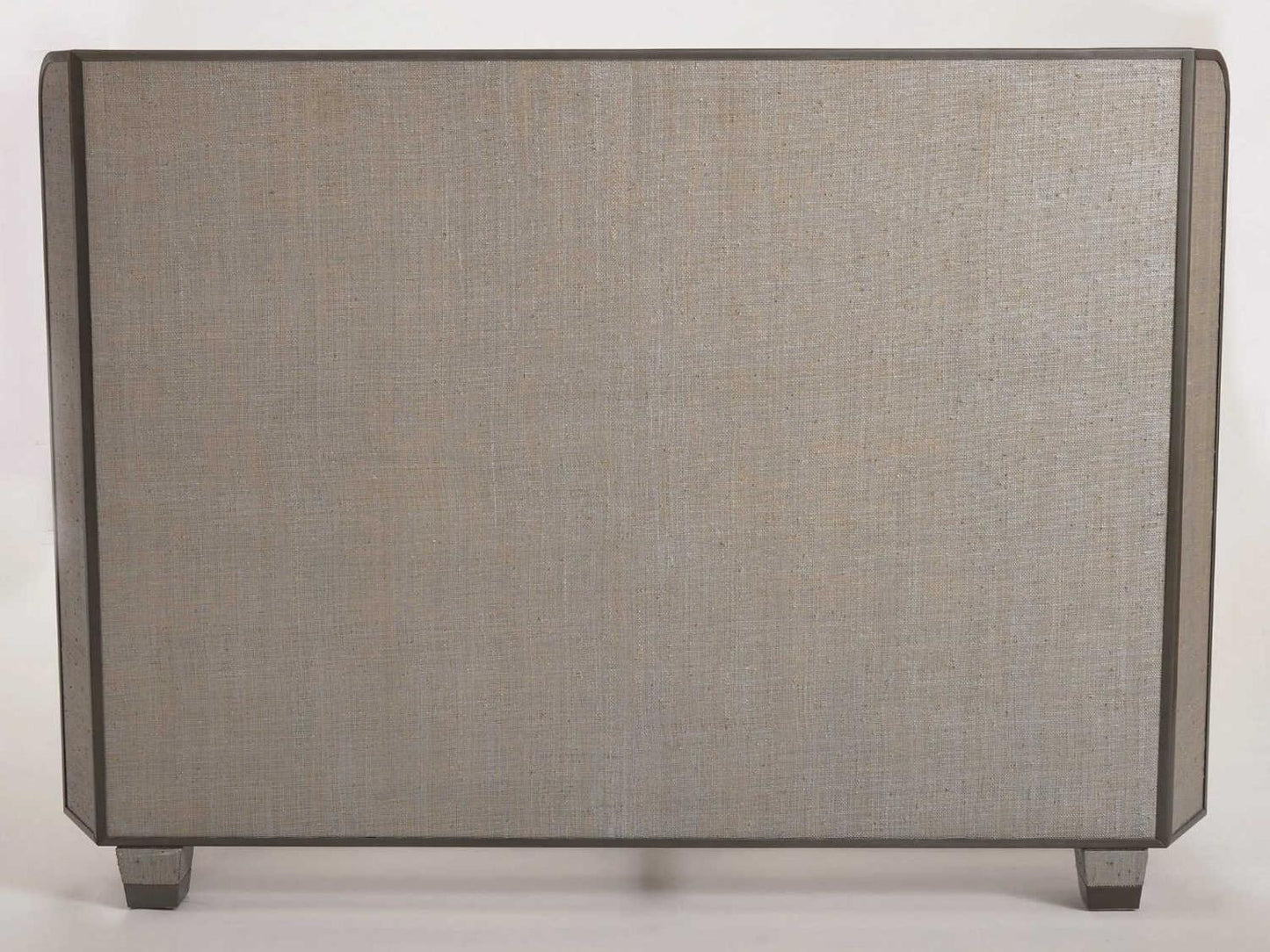 Argento King Platform Bed in Pewter Gray Acacia Wood