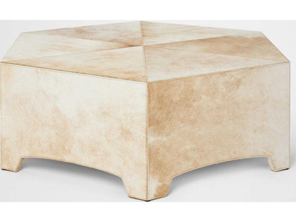 Brindle Hexagon Wood Coffee Table