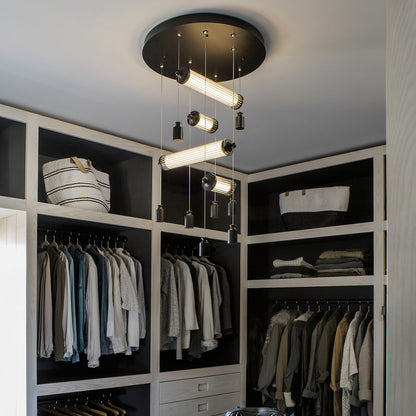 Abacus Round LED Multi-Light Pendant