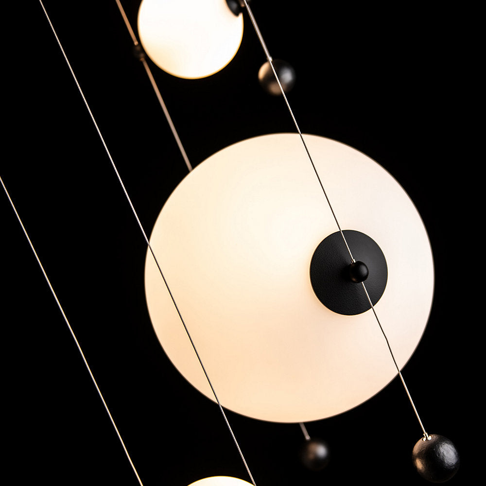 Abacus Round LED Multi-Light Pendant