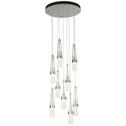 Link Blown Glass Round Multi