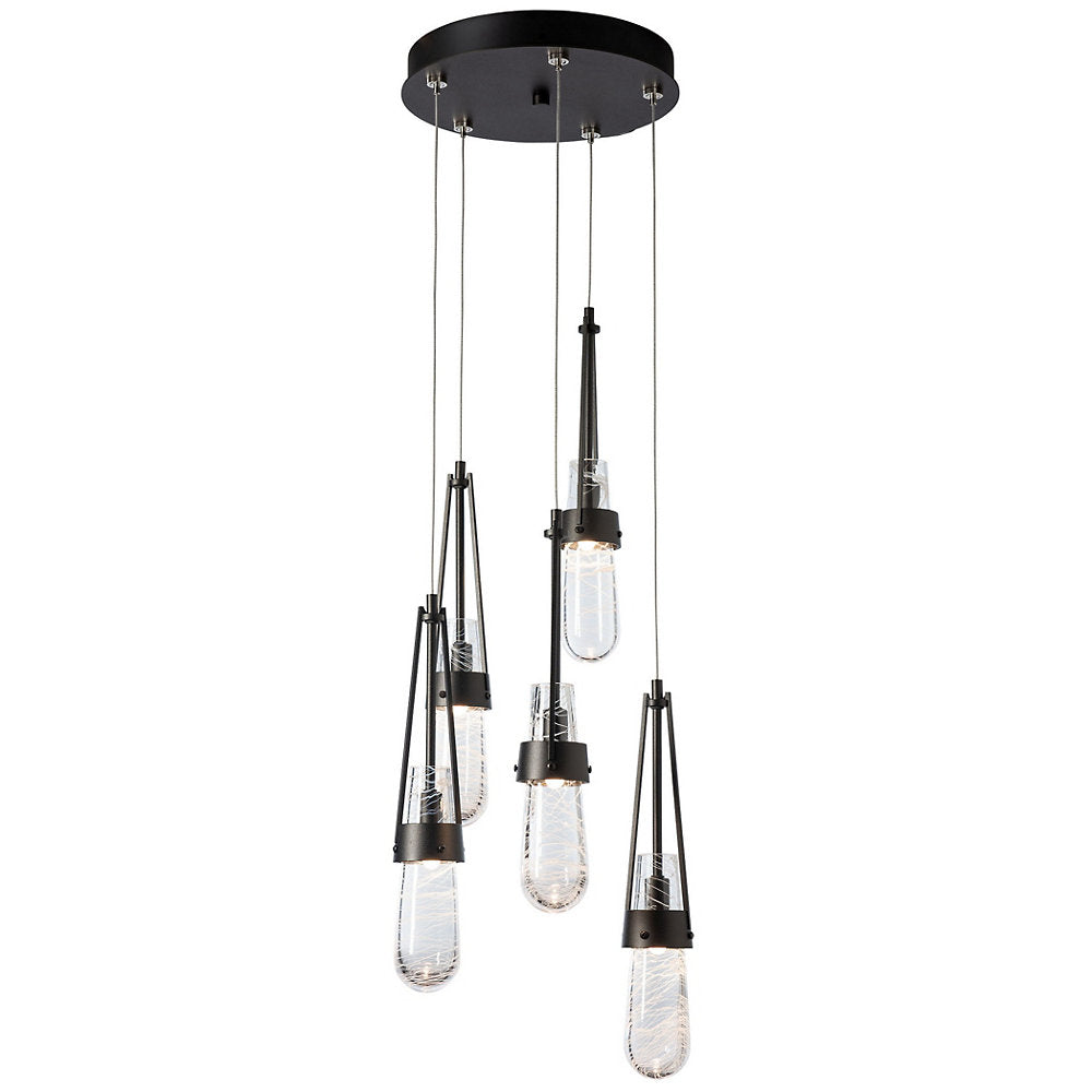 Link Blown Glass Round Multi