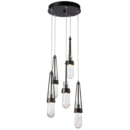 Link Blown Glass Round Multi