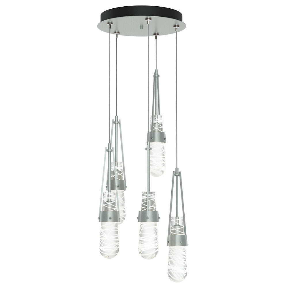 Link Blown Glass Round Multi