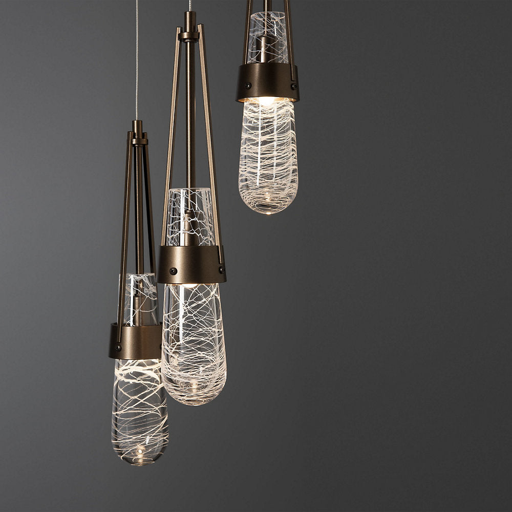 Link Blown Glass Round Multi