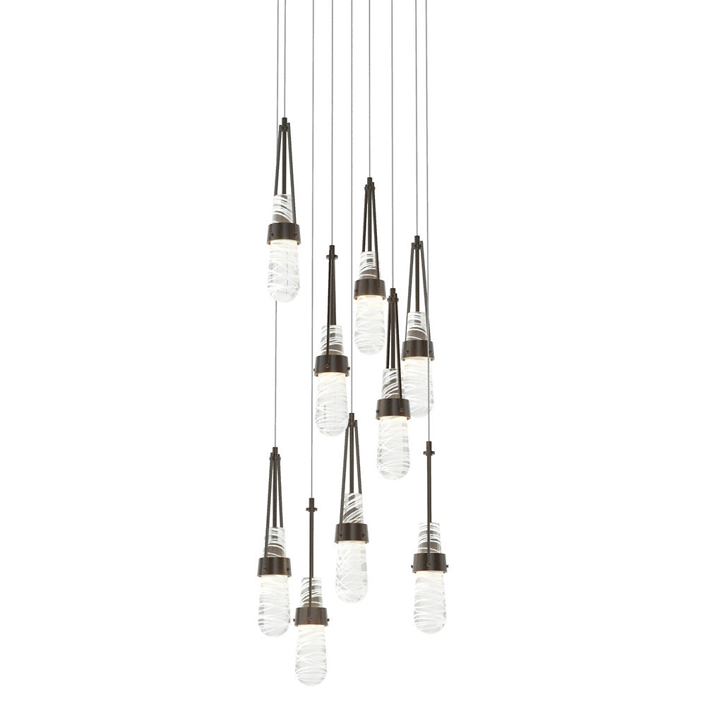 Link Blown Glass Round Multi