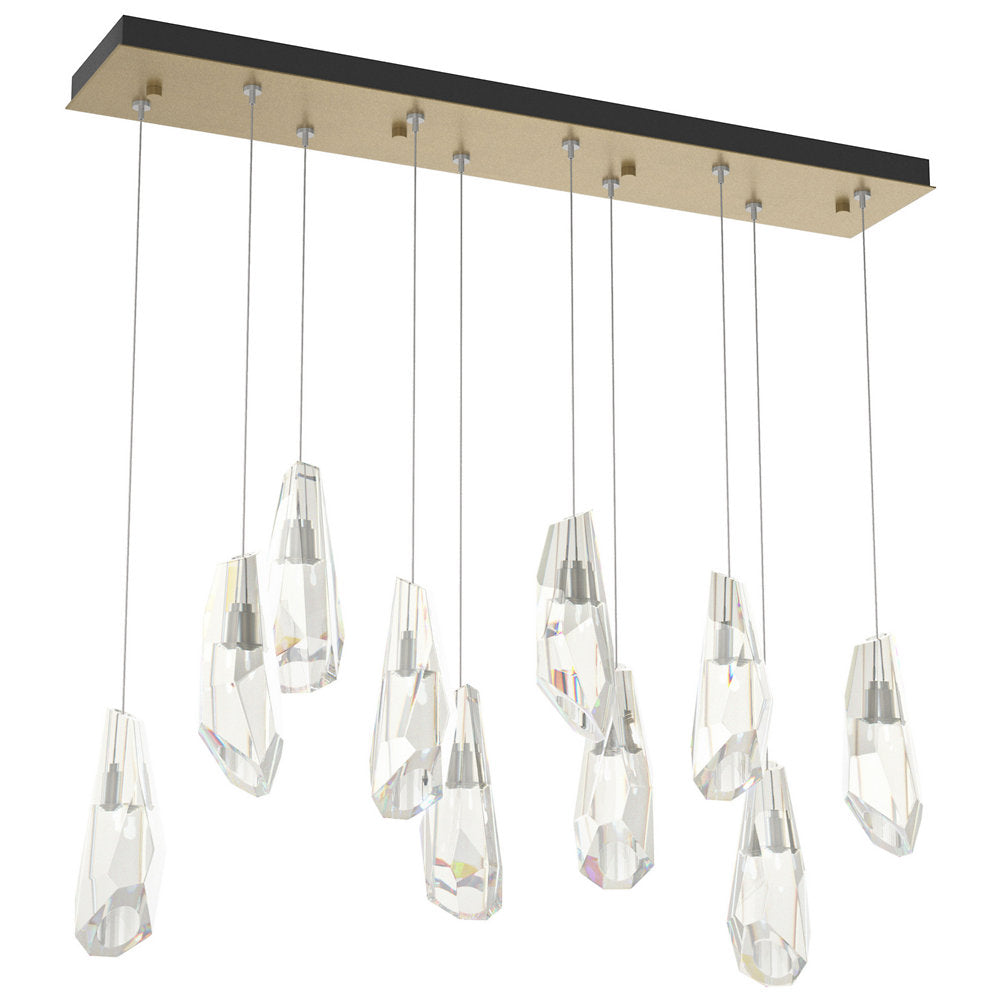 Luma 10-Light Crystal Rectangular Multi-Light Pendant