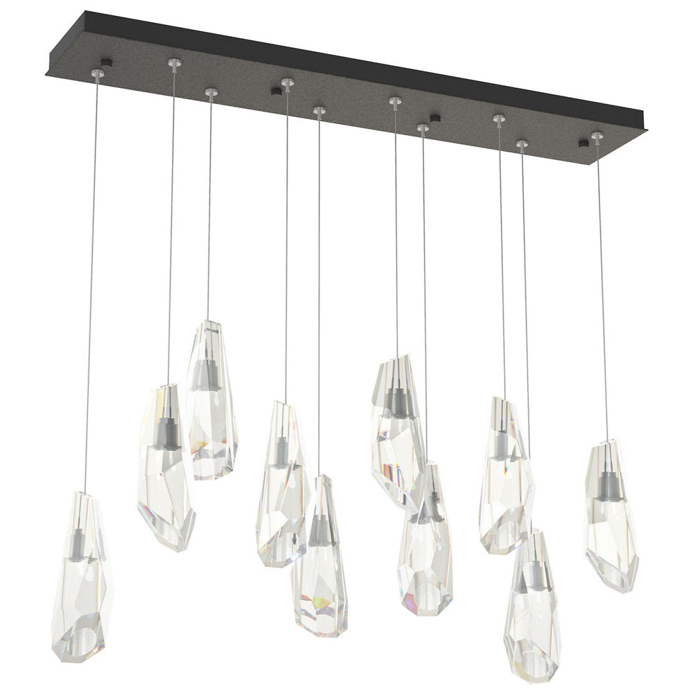 Luma 10-Light Crystal Rectangular Multi-Light Pendant