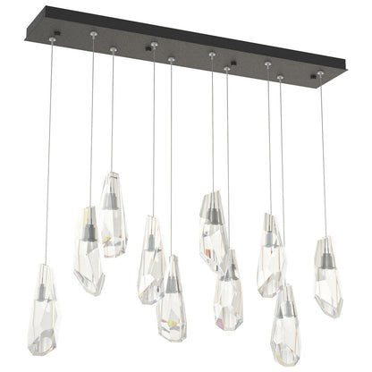 Luma 10-Light Crystal Rectangular Multi-Light Pendant