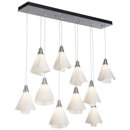Mobius 10-Light Rectangular Multi-Light Pendant