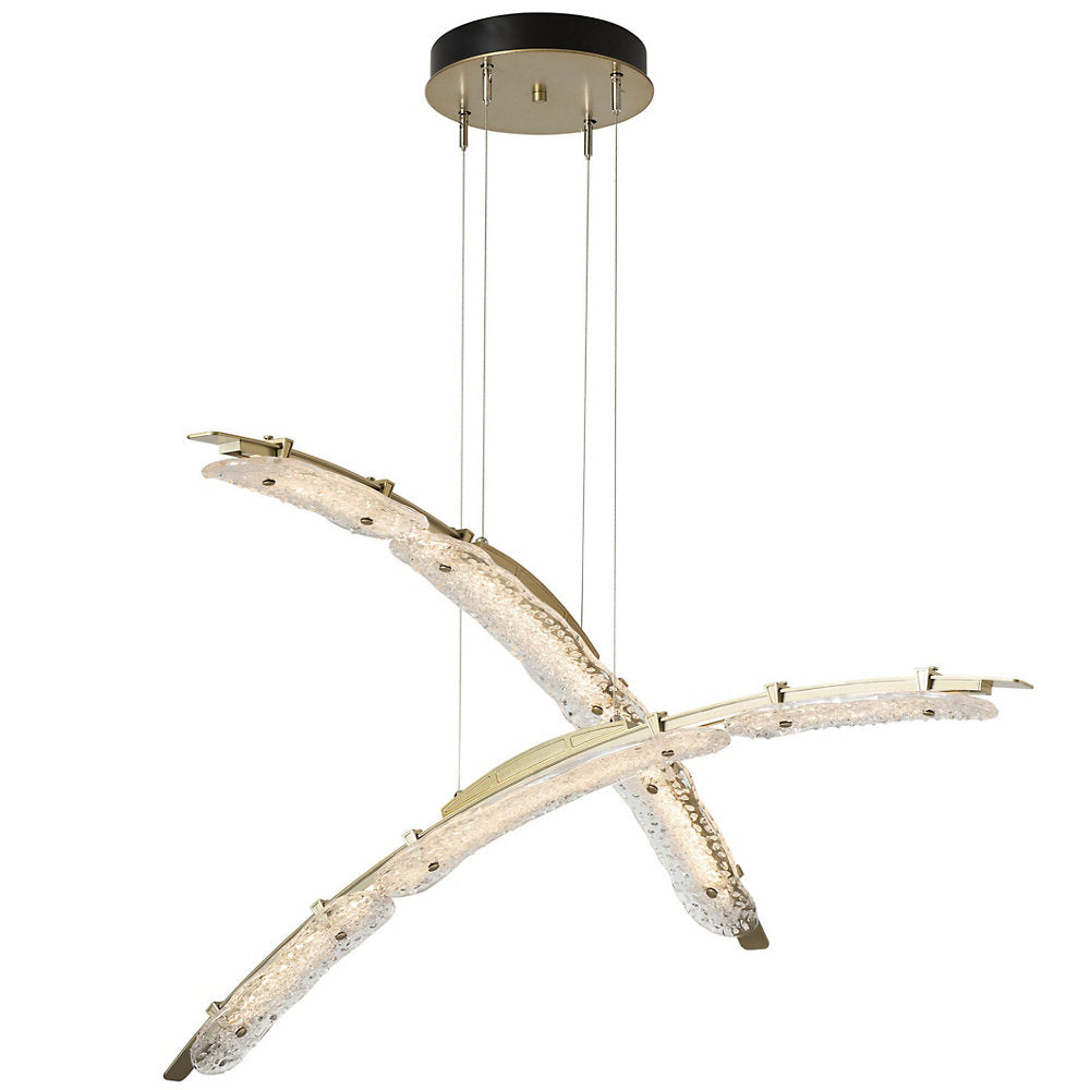 Glissade Double LED Pendant