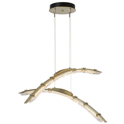 Glissade Double LED Pendant