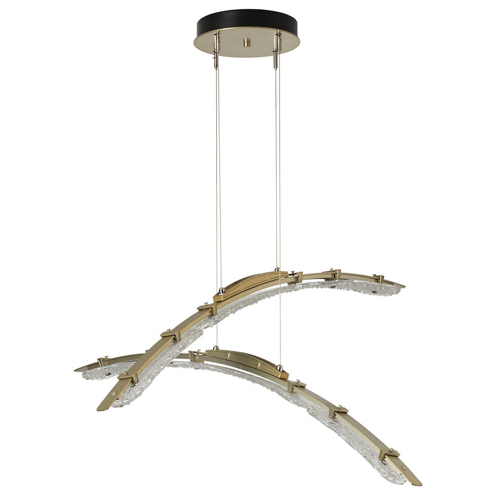 Glissade Double LED Pendant