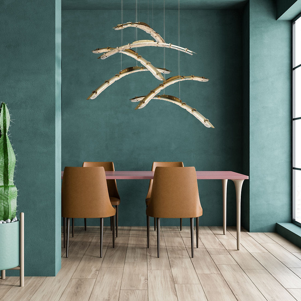 Glissade Double LED Pendant