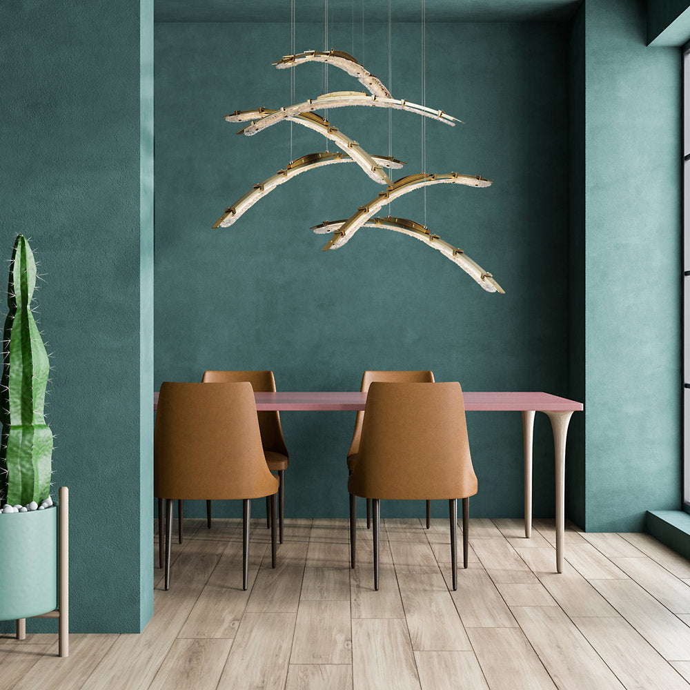 Glissade Double LED Pendant