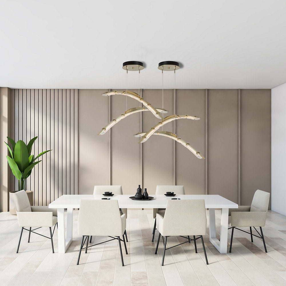 Glissade Double LED Pendant
