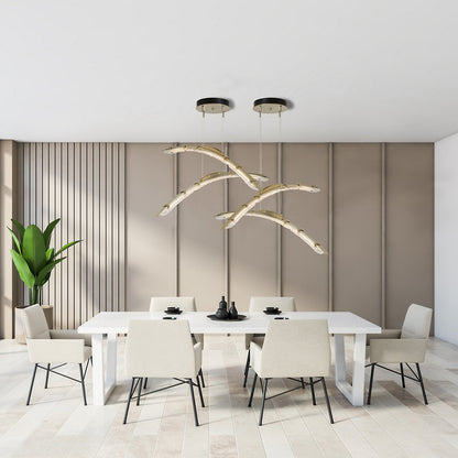 Glissade Double LED Pendant